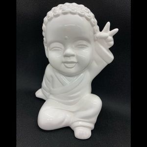 White Buddha figurine